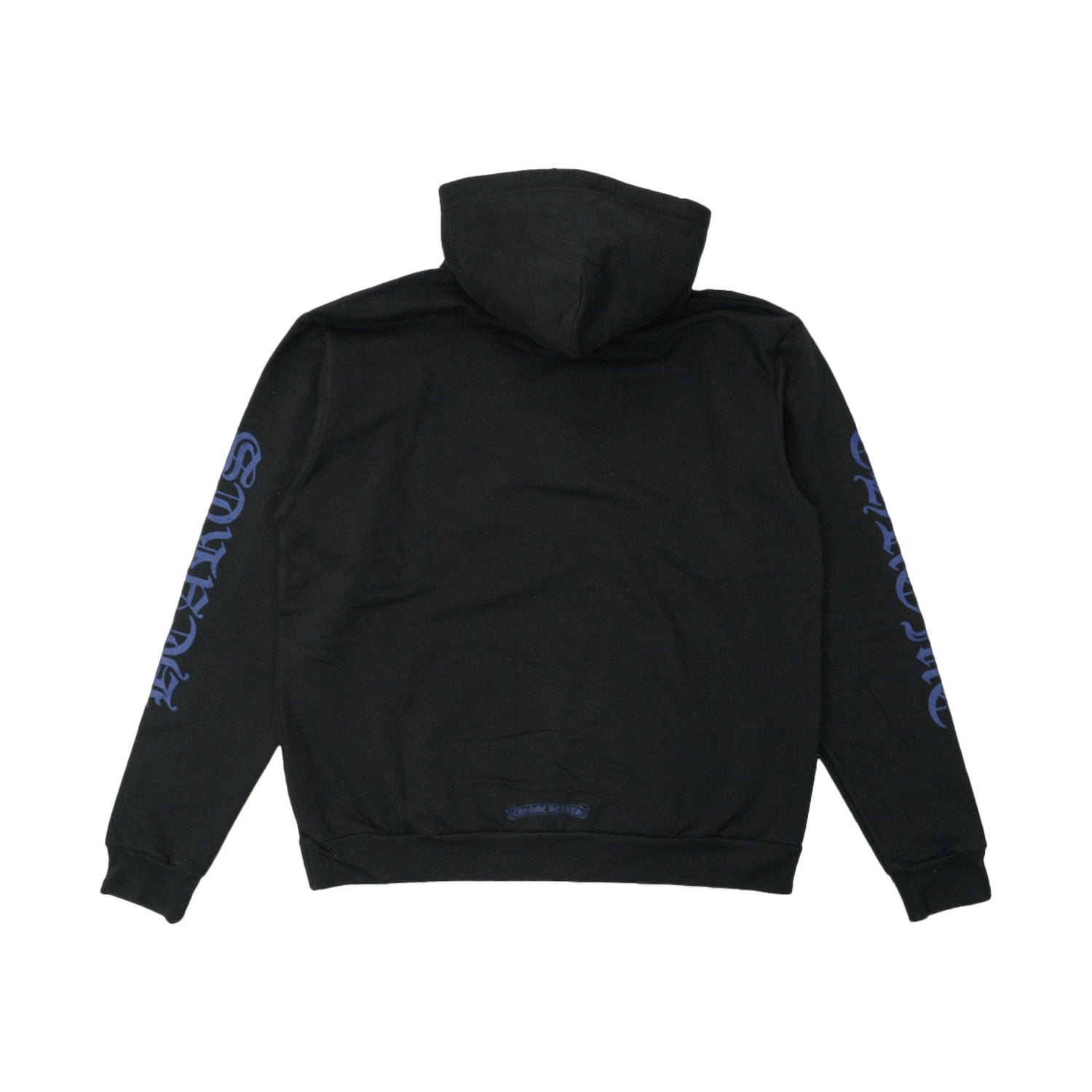 Chrome Hearts Black/Blue Vertical Logo Hoodie