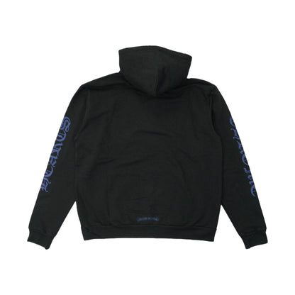 Chrome Hearts Black/Blue Vertical Logo Hoodie