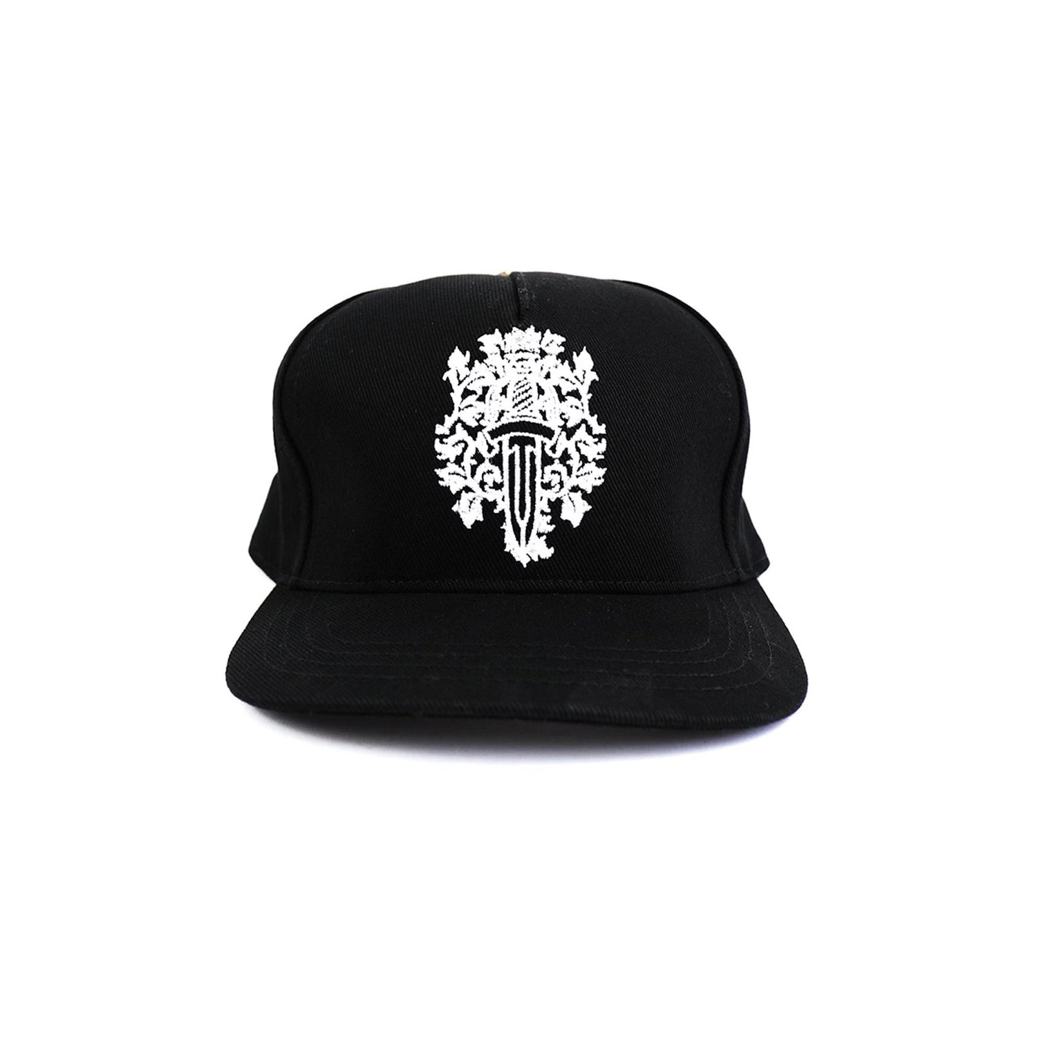Chrome Hearts Dagger Denim Baseball Hat Black/White