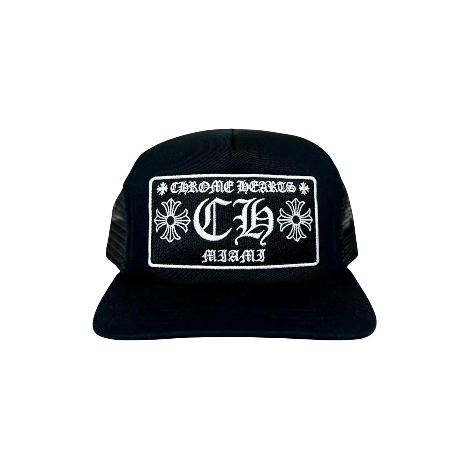 Chrome Hearts Miami Exclusive Trucker Hat Black