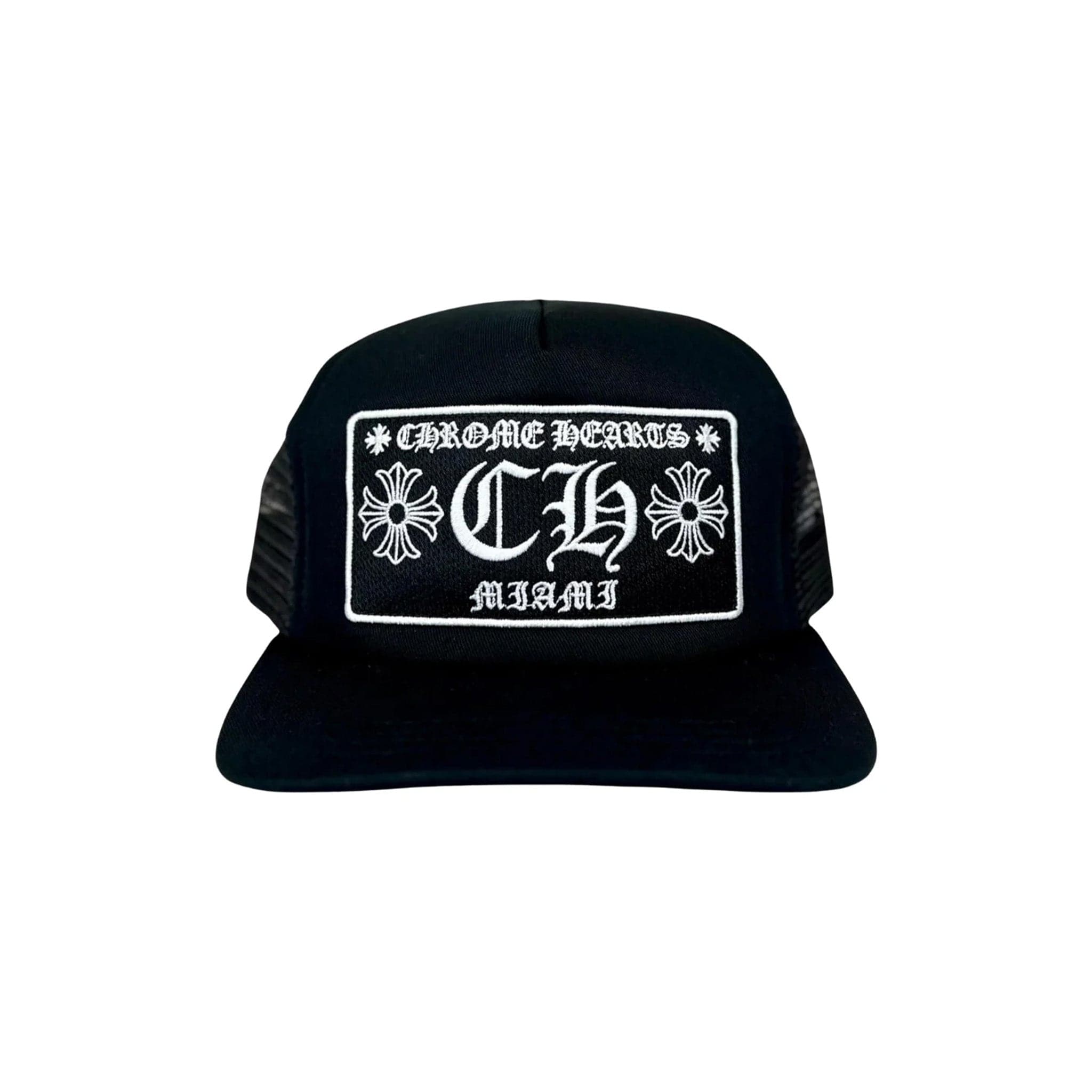 Chrome Hearts Miami Exclusive Trucker Hat Black
