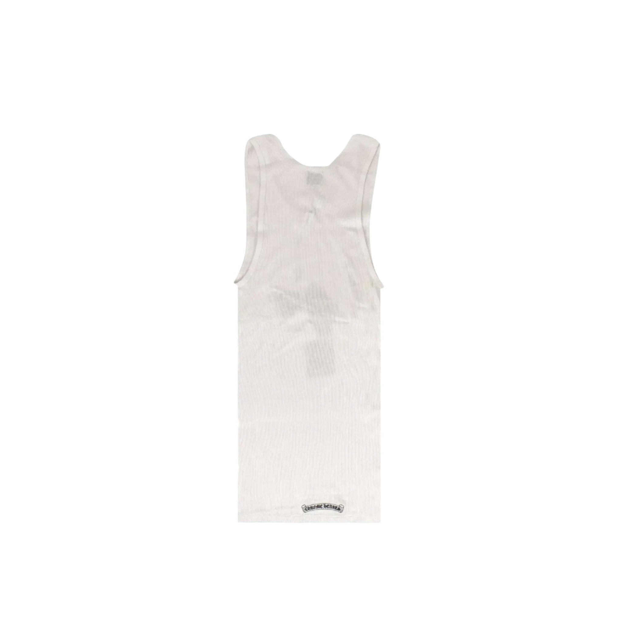 Chrome Hearts White &amp; Black Richard Stark Graphic Tank Top