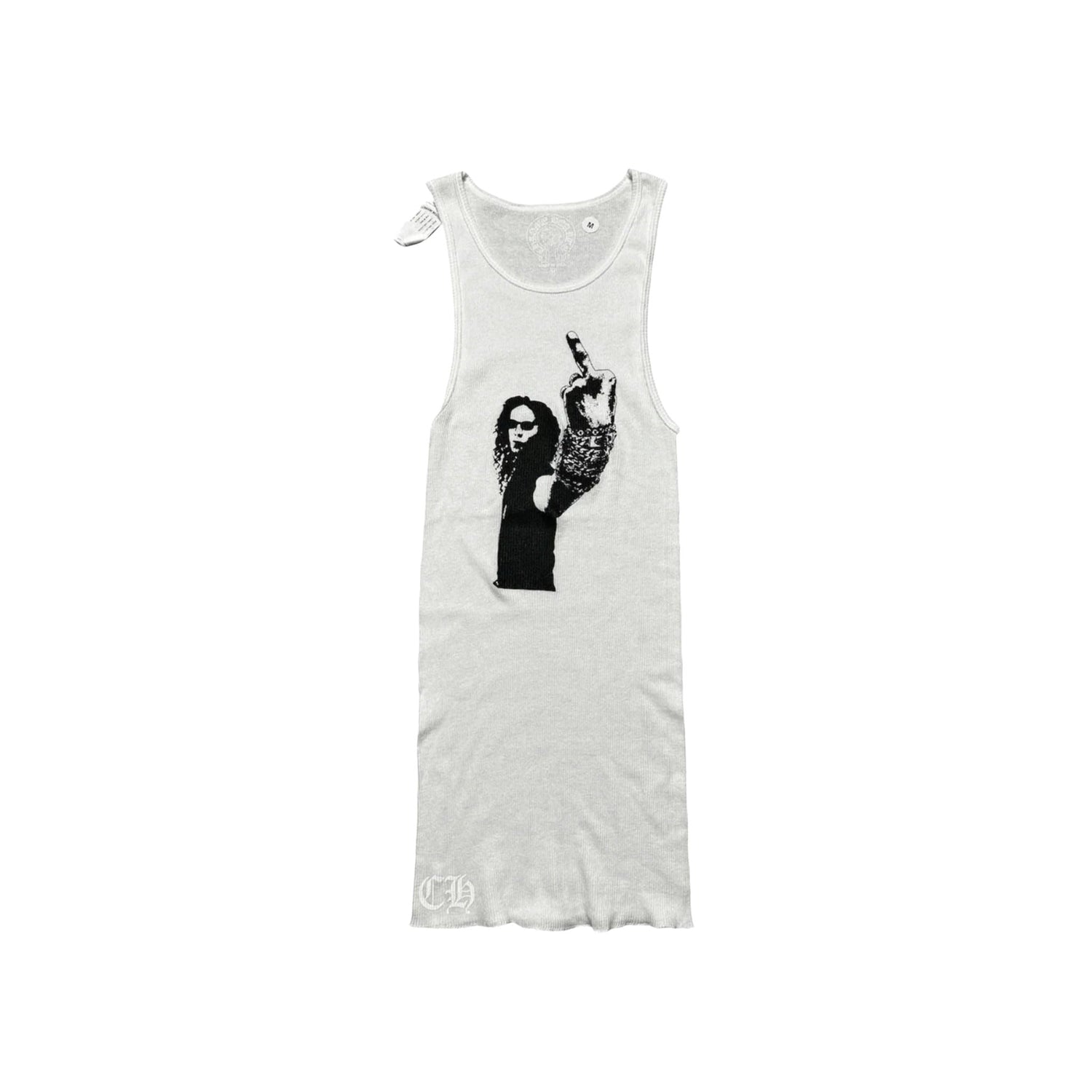 Chrome Hearts White &amp; Black Richard Stark Graphic Tank Top