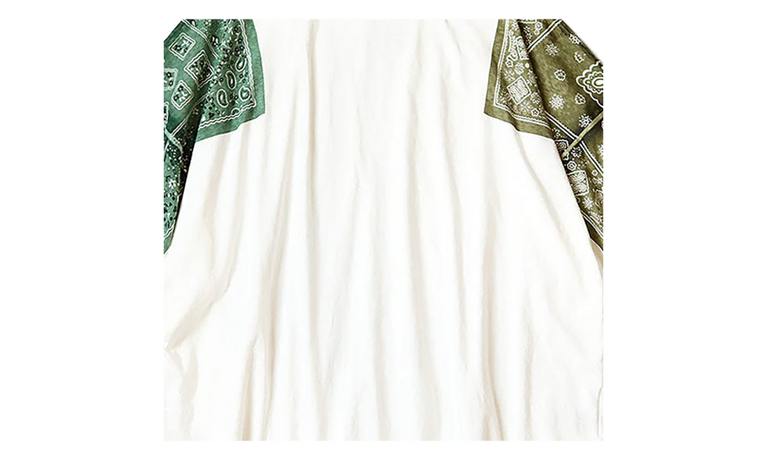 18.5/-Jersey Bandanna Huge T "Cookie - Khaki" K2404SC171-KHA