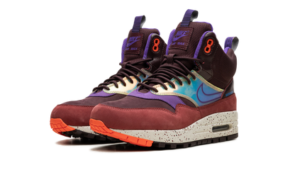 AIR MAX 1 MID SNEAKERBOOT WMNS "Deep Burgundy Iridescent" 685269 600