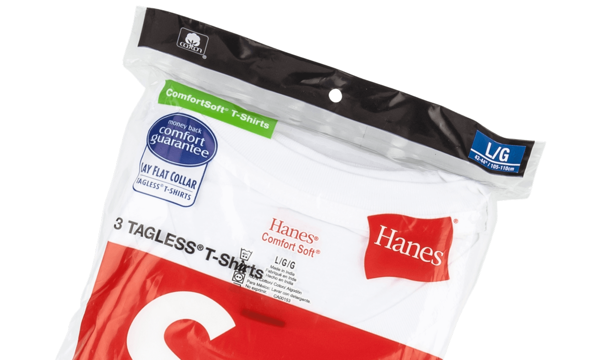 Hanes Tagless Tees (3) "White" SU0640