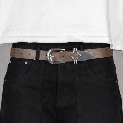 Commons Studios Outlaw Leather Belt Tobacco