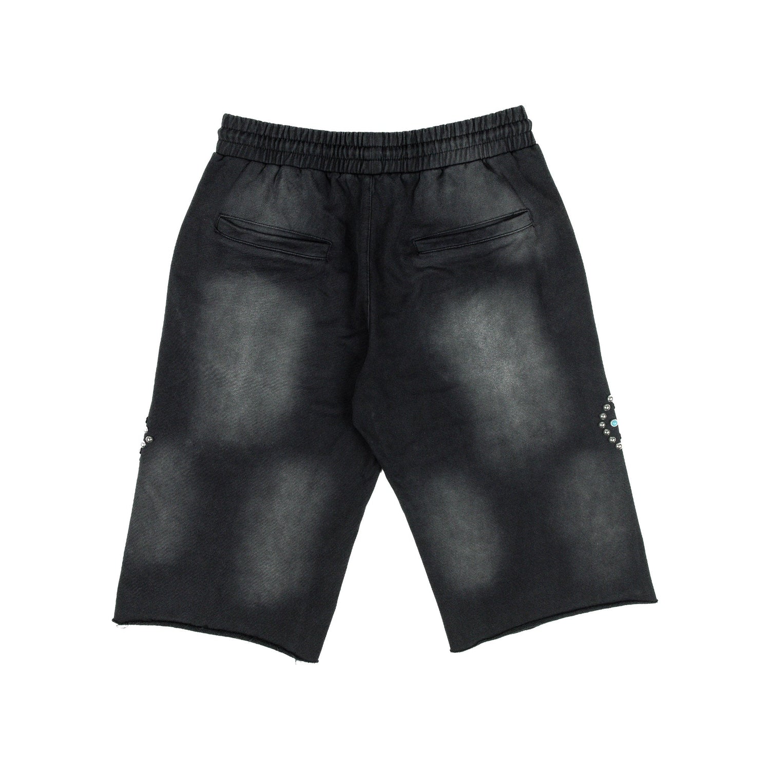 Commons Turquoise Rivet Sweatshort Vintage Black