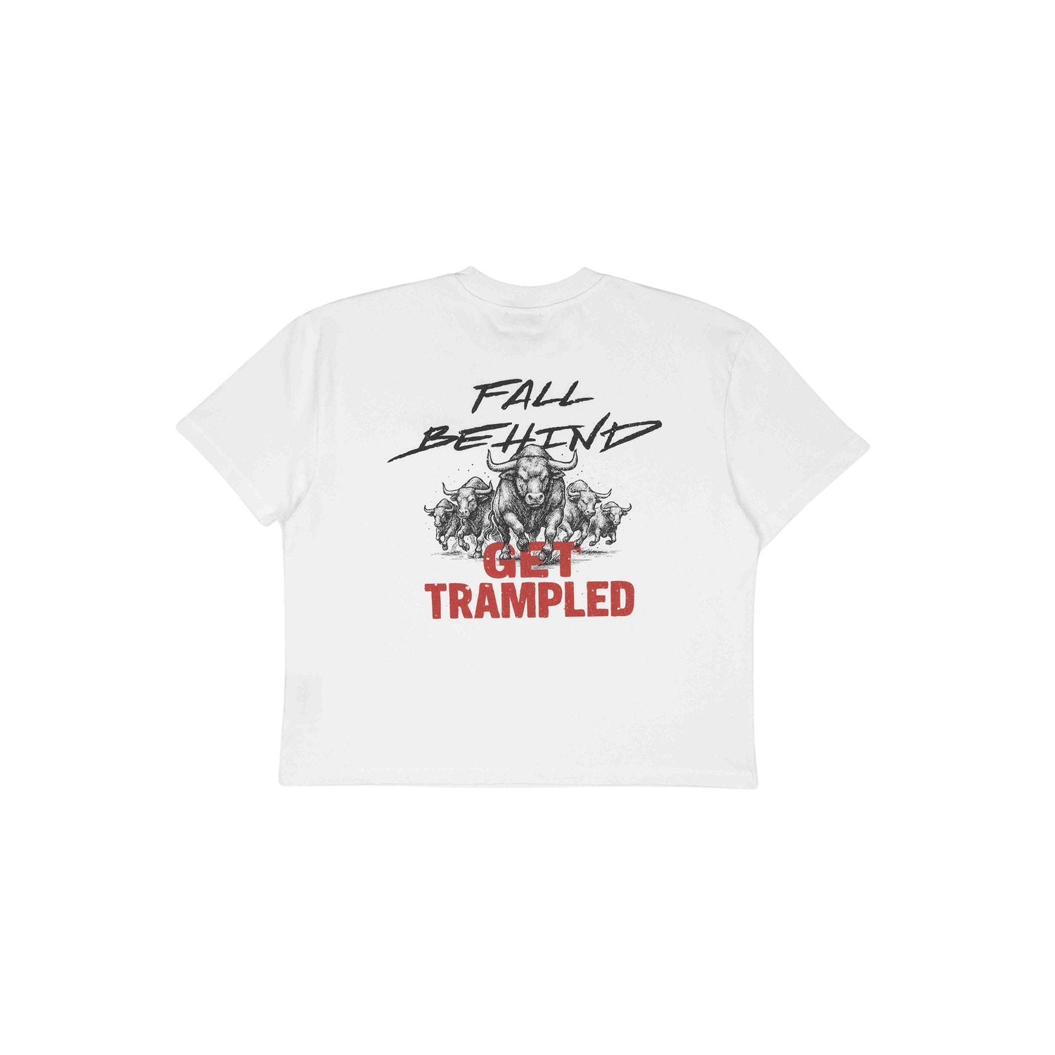 Commons No Mercy Get Trampled Tee Vintage White