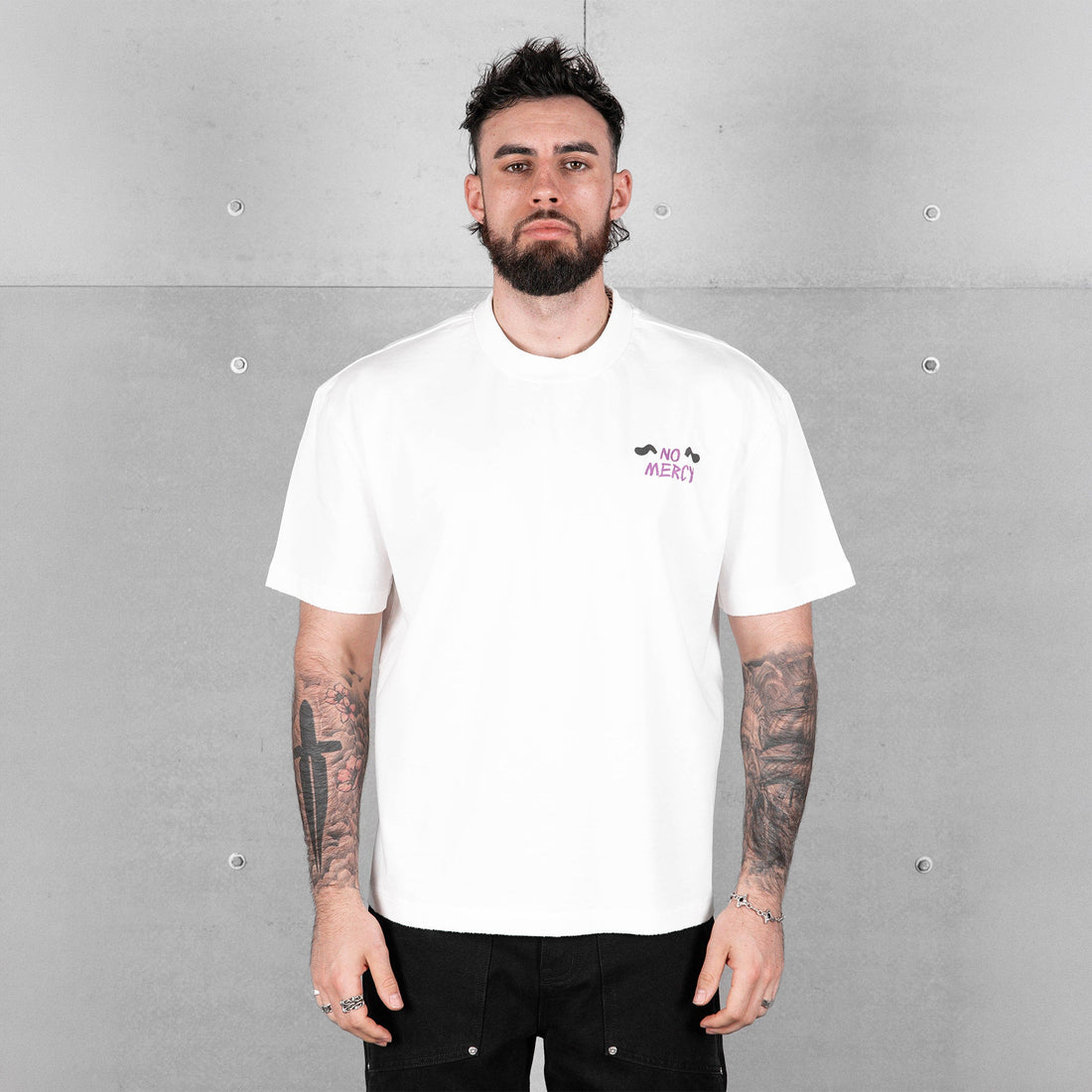 Commons No Mercy Pup Tee White