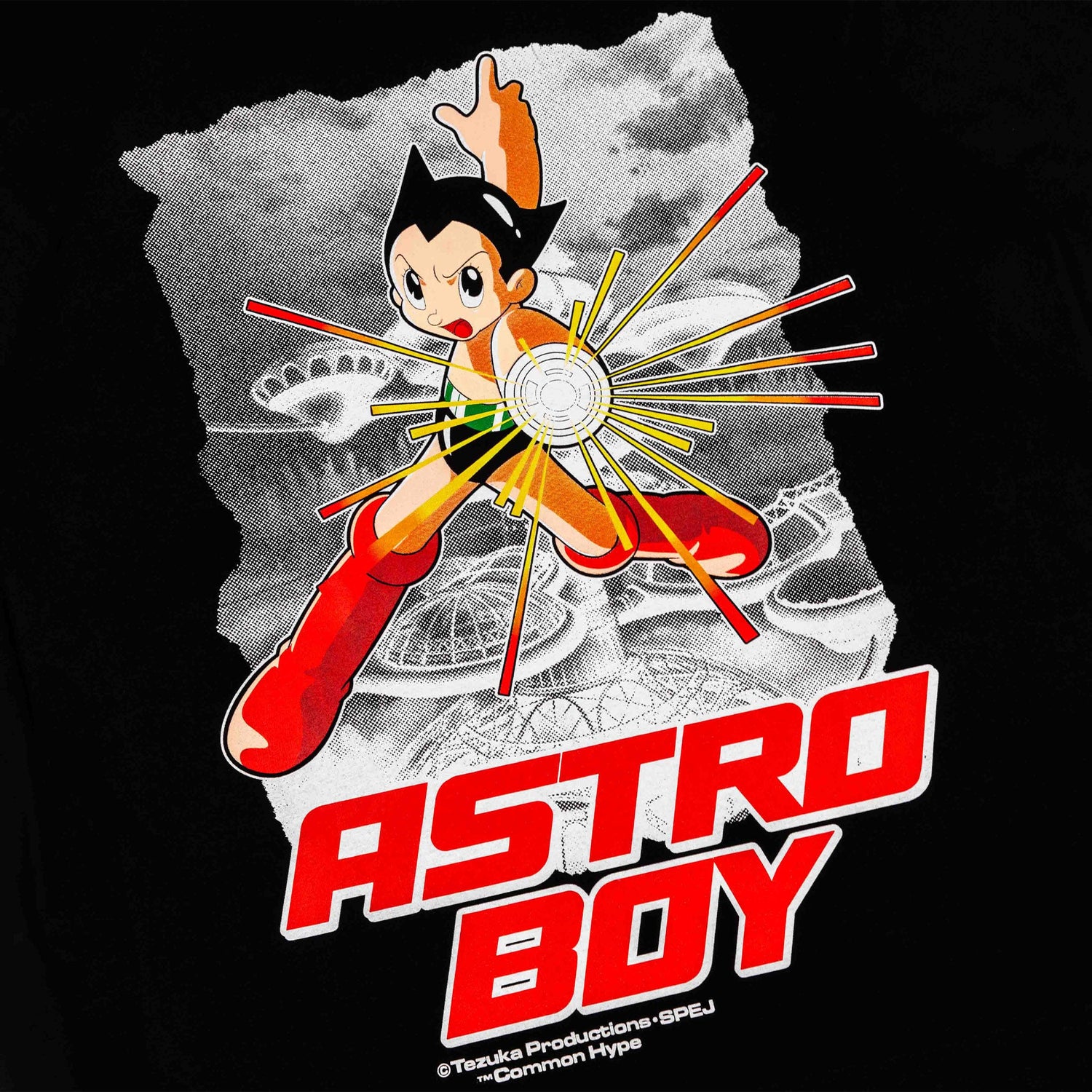 Common Hype x Astroboy Comic Tee Black