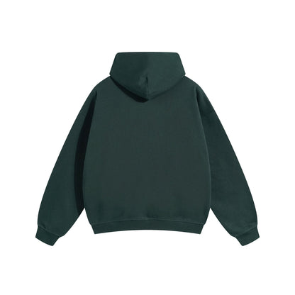 Compliments No One Complimented Dark Green Hoodie