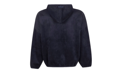 Suede Fleece Modern Hoodie "Vintage Black" 192HO256941F