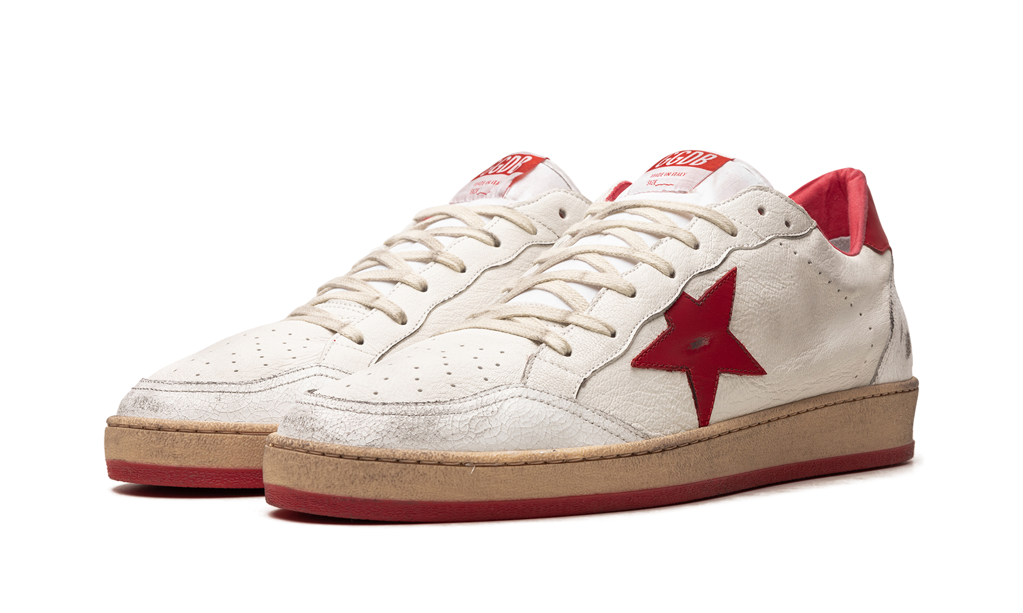 BALL STAR “WHITE / RED” Secondary image