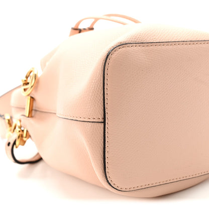 Vitello Cruise F is Fendi Mini Mon Tresor Bucket Bag Light Rose