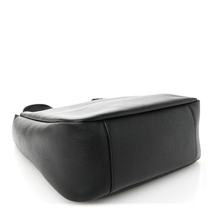 Supple Calfskin Large Le 5 A 7 Soft Hobo Black