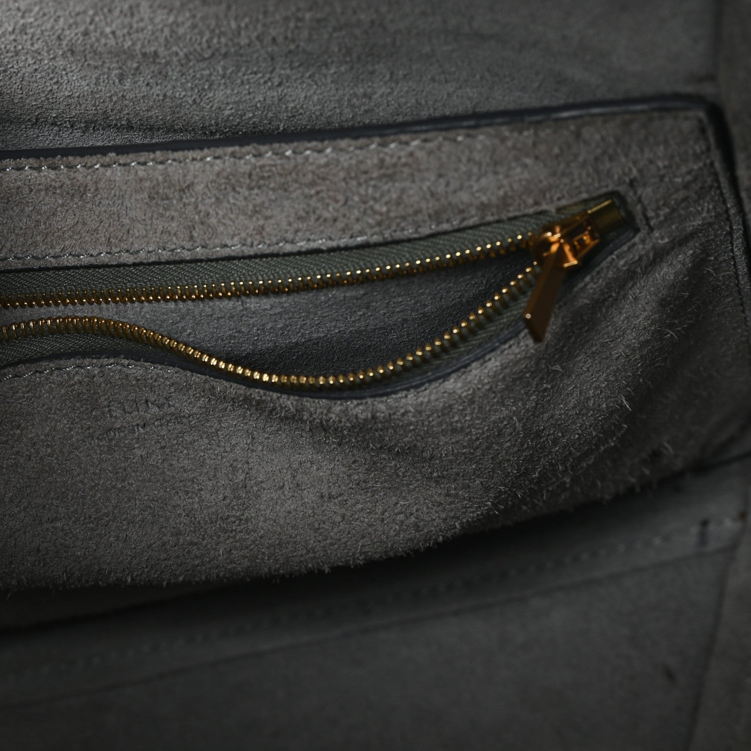 Soft Grained Calfskin Sangle Bucket Bag Storm