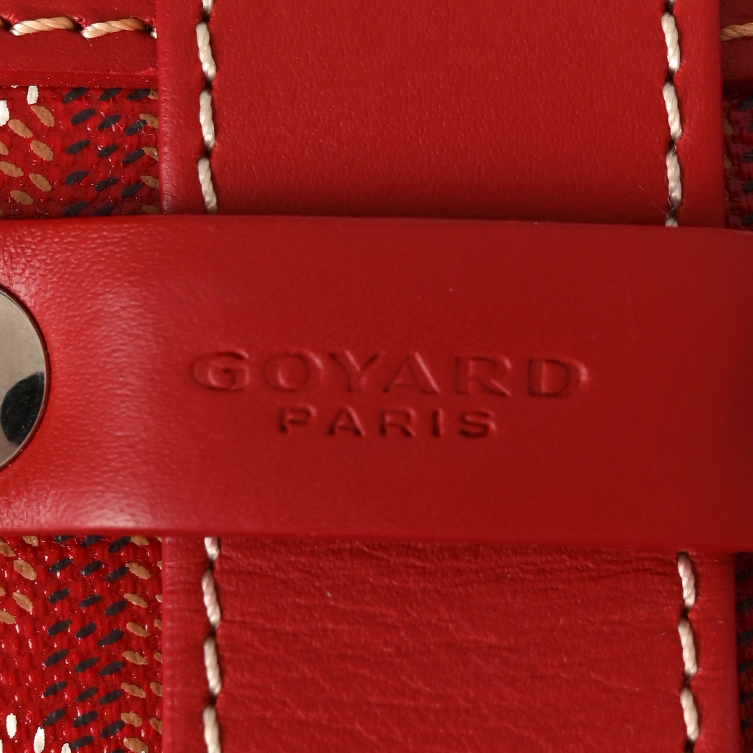 Goyardine Bourget PM Red