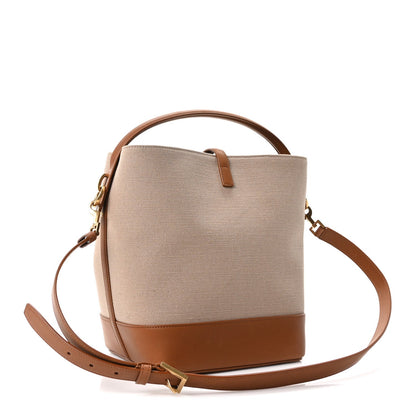 Raffia Vegetable Le 37 Bucket Bag Naturel Brick