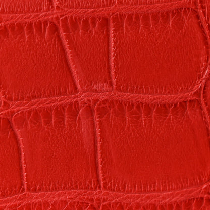 Alligator Jumbo Double Flap Red