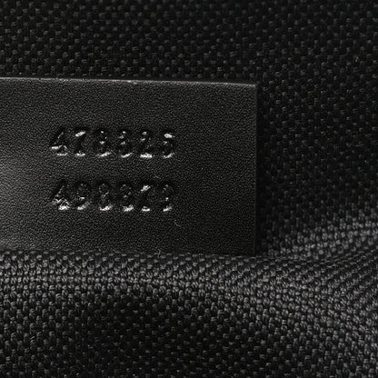 GG Supreme Monogram Web Belt Bag Black Grey