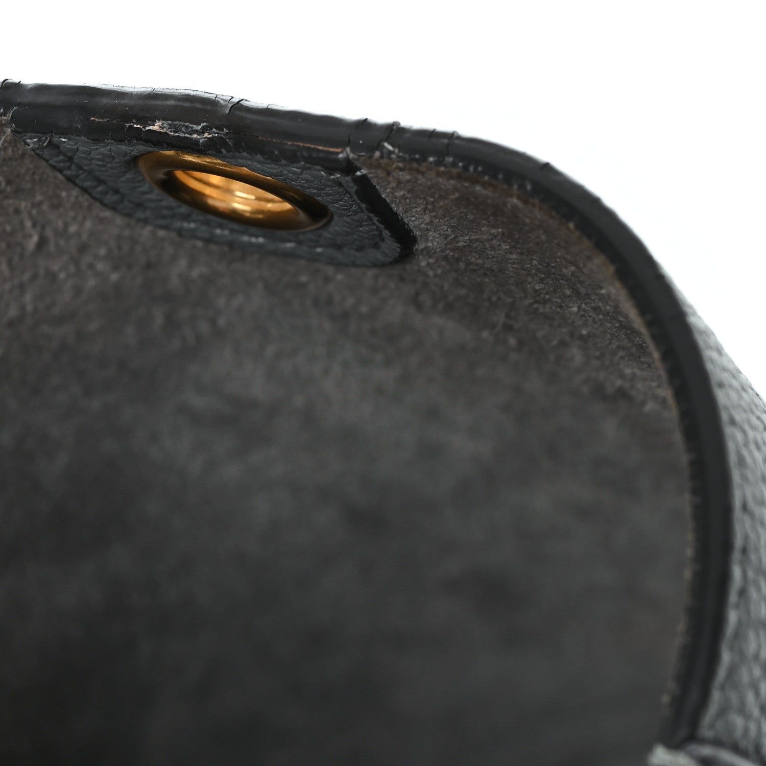 Soft Grained Calfskin Sangle Bucket Bag Storm