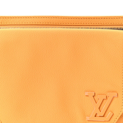 Grained Calfskin Aerogram Takeoff Sling Safran Yellow