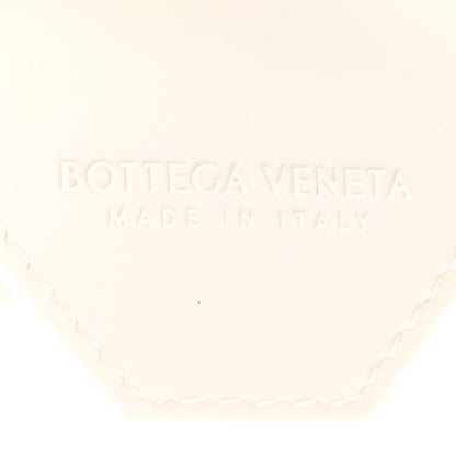 Paper Calfskin Intrecciato Cassette Belt Bag White