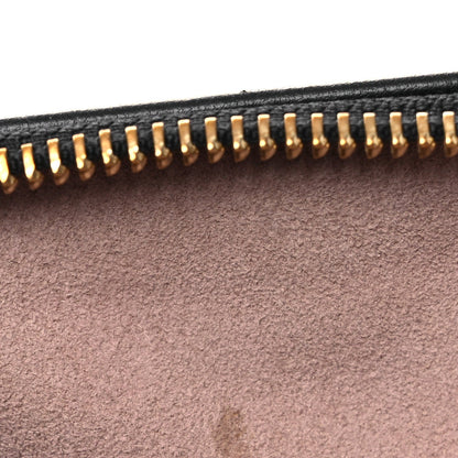 Lambskin Embossed Monogram Coussin PM Black