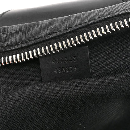 GG Supreme Monogram Web Belt Bag Black Grey