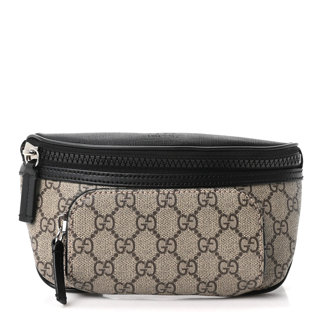 GG Supreme Monogram Belt Bag Black