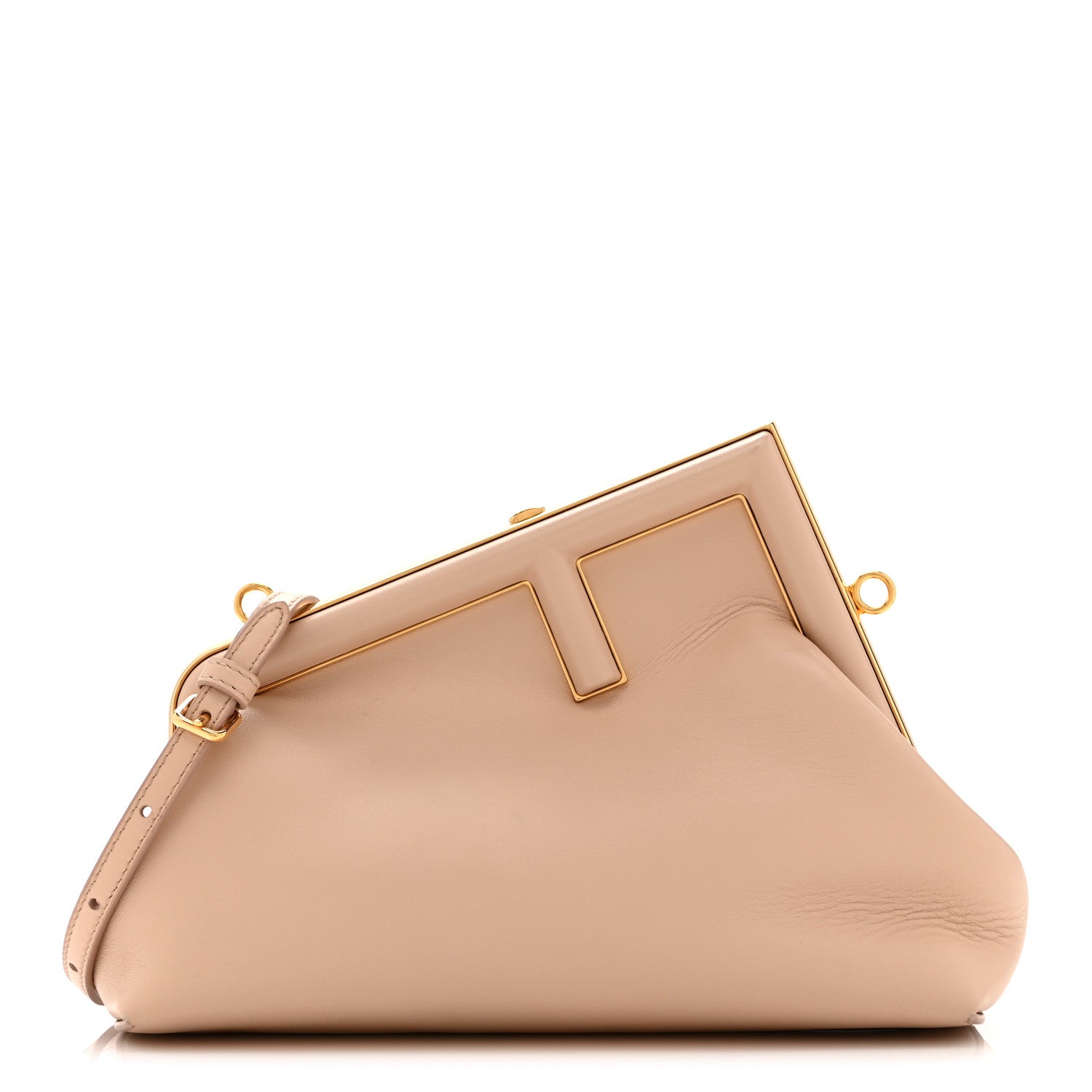 Shiny Nappa Small Fendi First Poudre