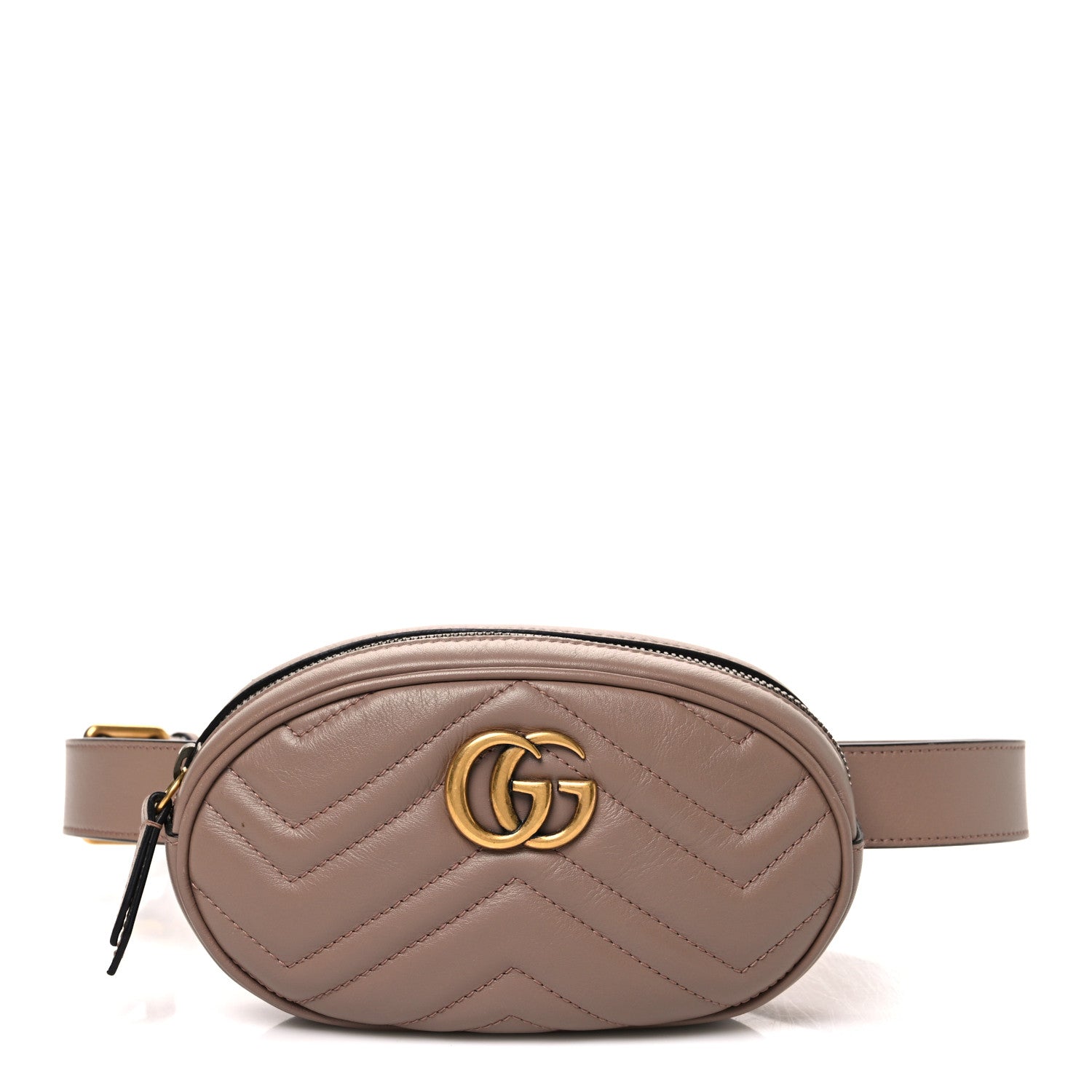 Calfskin Matelasse GG Marmont Belt Bag 105 42 Porcelain Rose