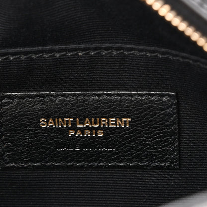 Calfskin Matelasse Monogram Lou Belt Bag Black