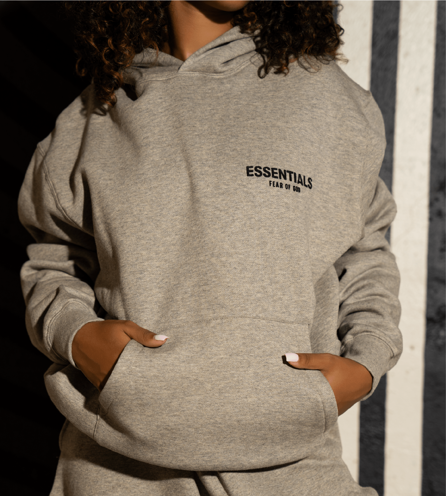Fear of God Essentials Hoodie ‘Dark Oatmeal’ SS22 Secondary image