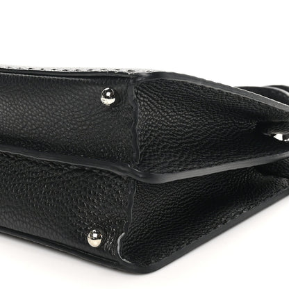 Cuoio Romano Selleria Chamois Medium Peekaboo I SEE U Satchel Black Camel Sunflower