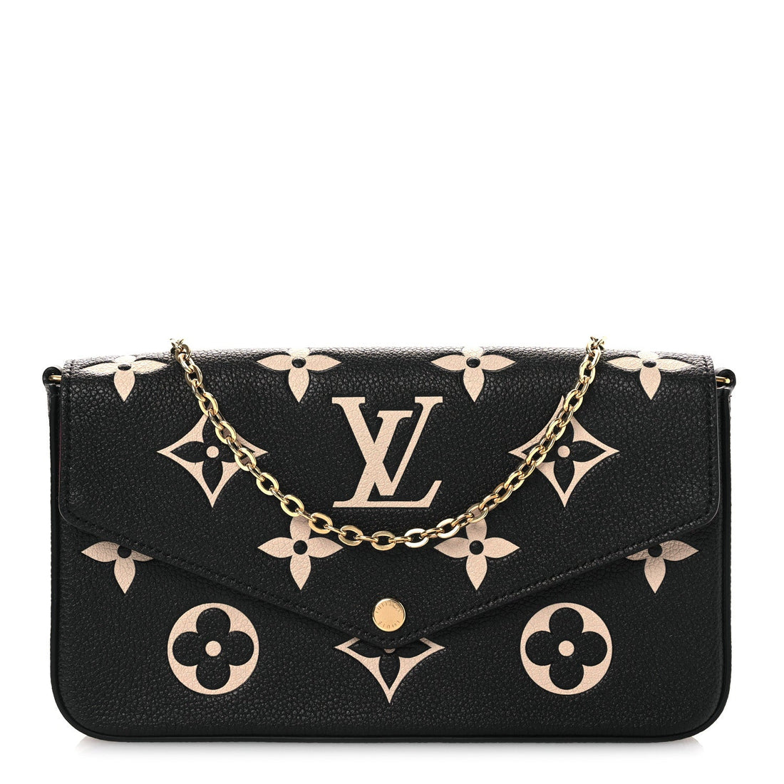 Empreinte Monogram Giant Felicie Pochette Black Beige