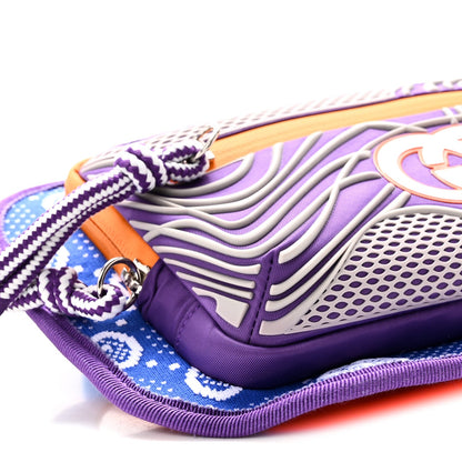 Jersey GG Monogram All Over Sporty Belt Bag Grey White Multicolor