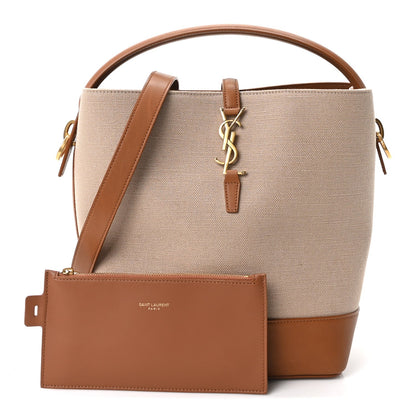 Raffia Vegetable Le 37 Bucket Bag Naturel Brick