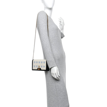 Calfskin Lovelight Mini Diana Chain Bag Mystic White Paradise Cloude