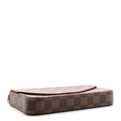 Damier Ebene Pochette Felicie Chain Wallet