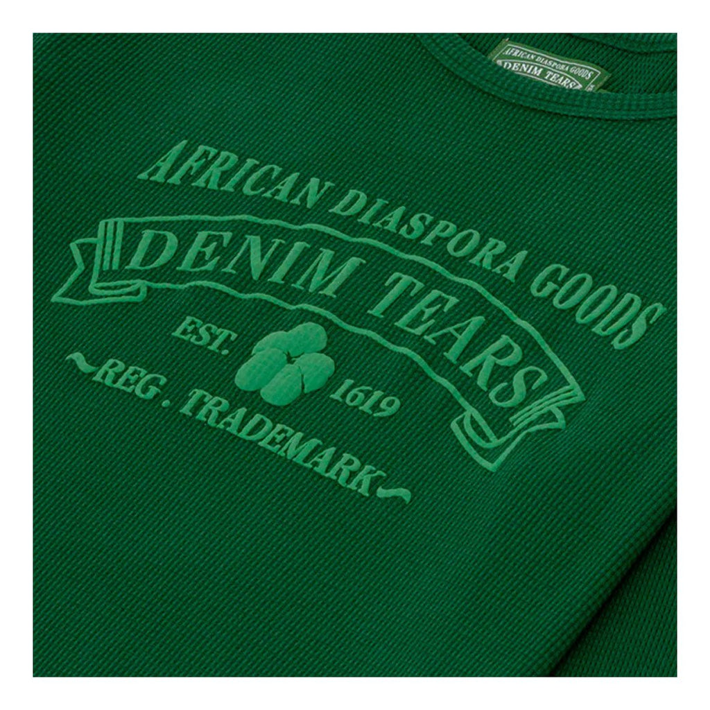 Denim Tears ADG Thermal Tee Green