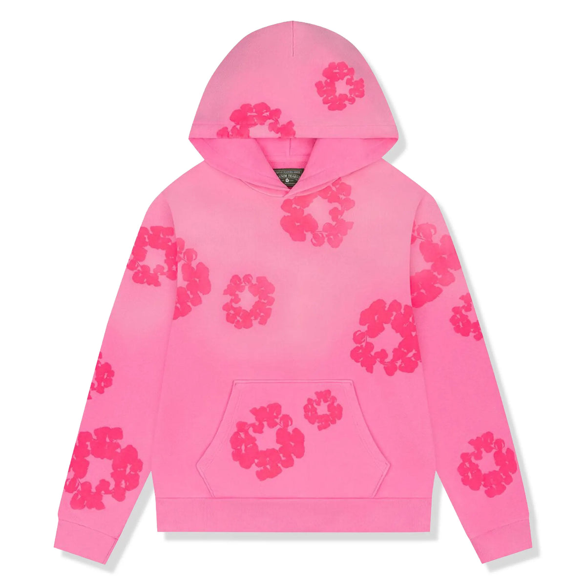Denim Tears Cotton Wreath Pink Monochrome Hoodie Main image