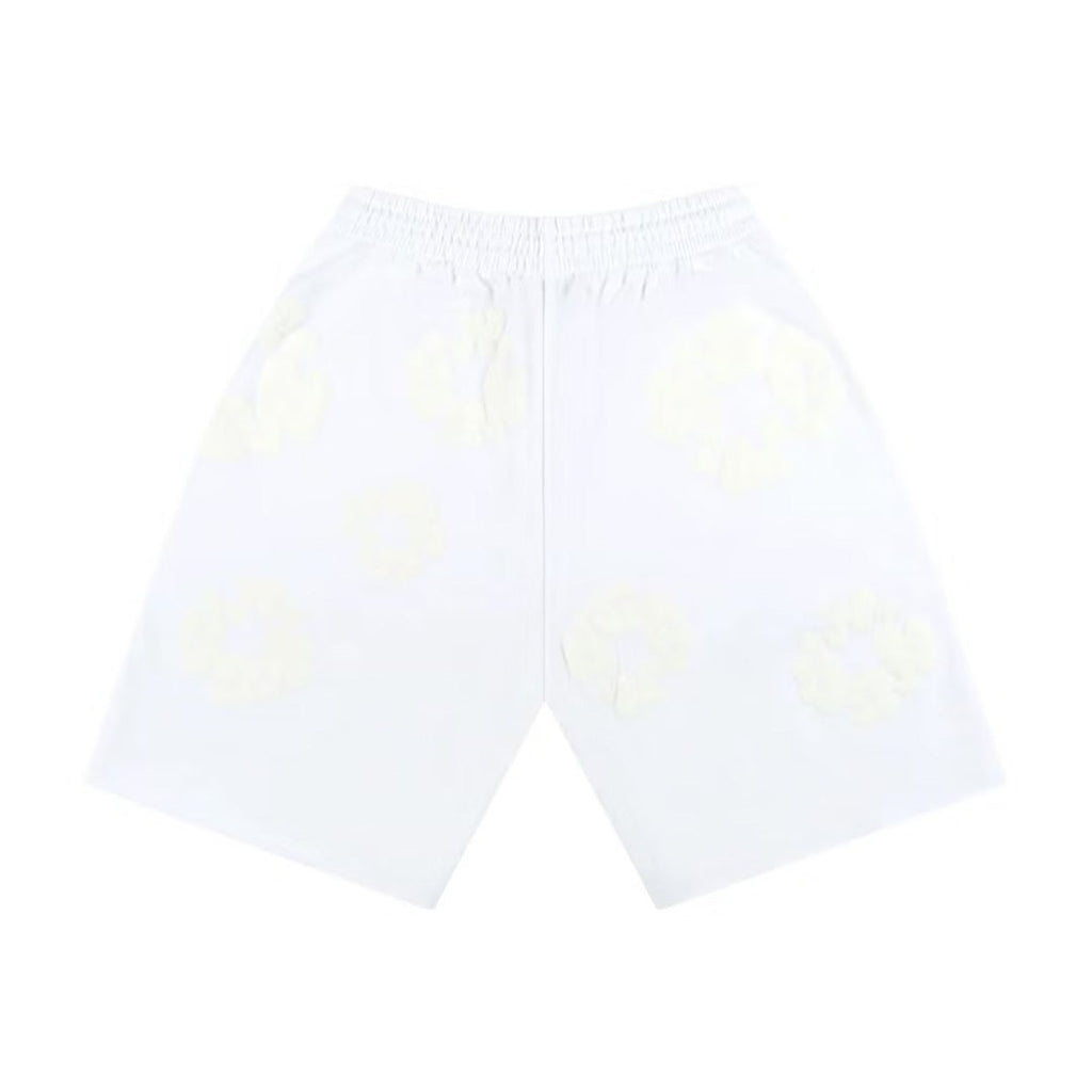 Denim Tears Mono Cotton Wreath Shorts White
