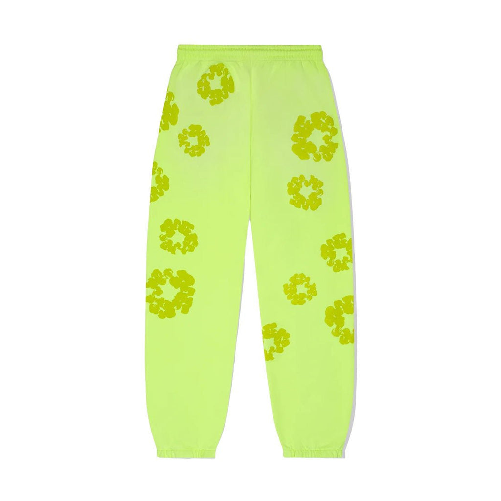 Denim Tears Monochrome Sweatpants Neon Green