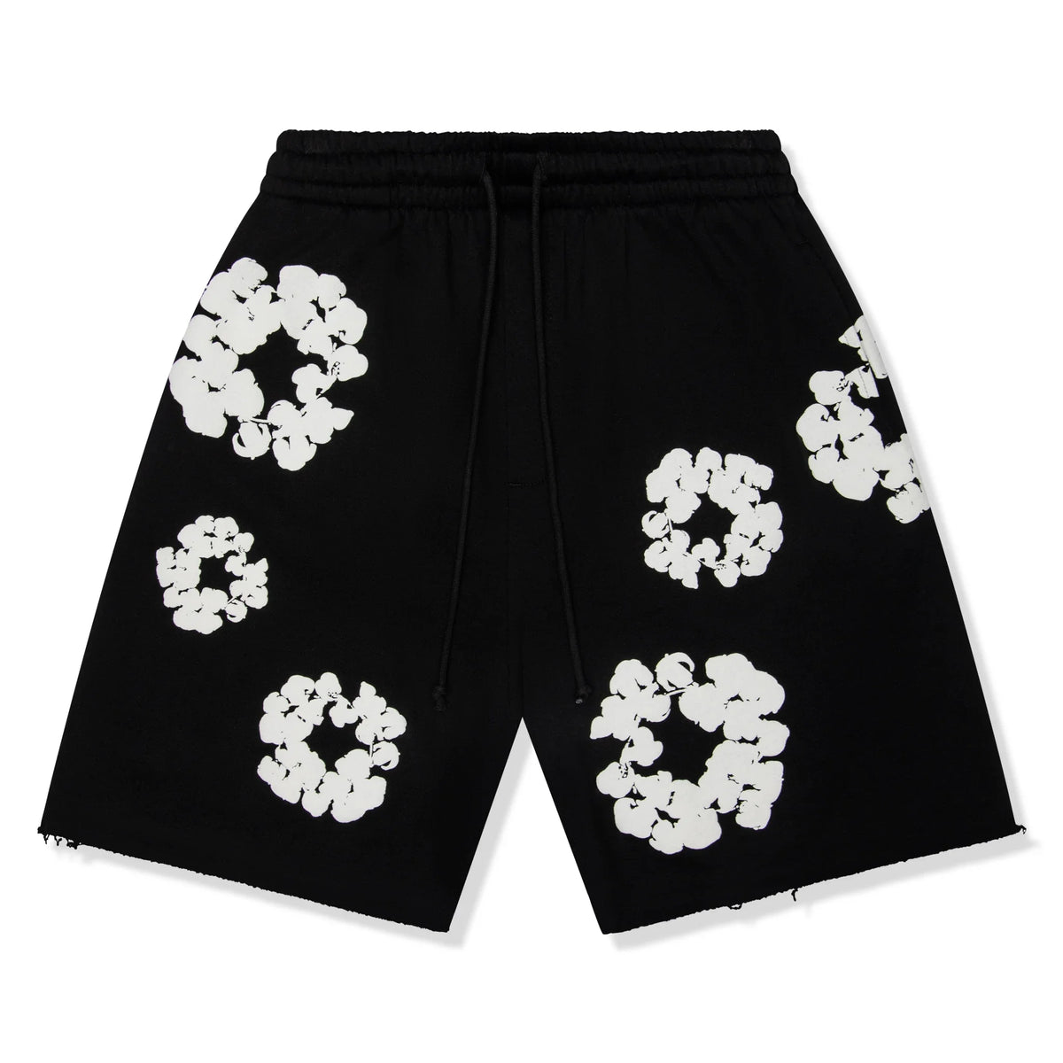 Denim Tears The Cotton Wreath Black Shorts Main image