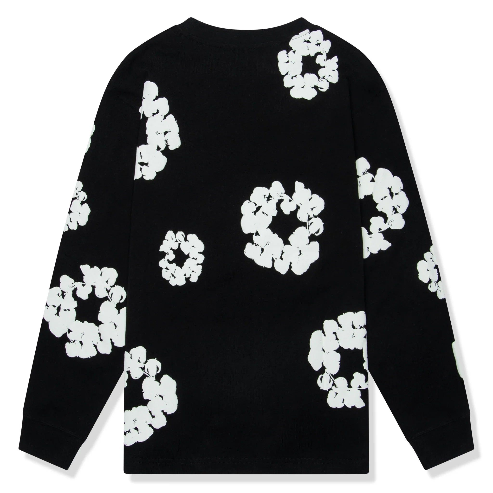 Denim Tears The Cotton Wreath Long-Sleeve Black T Shirt Secondary image