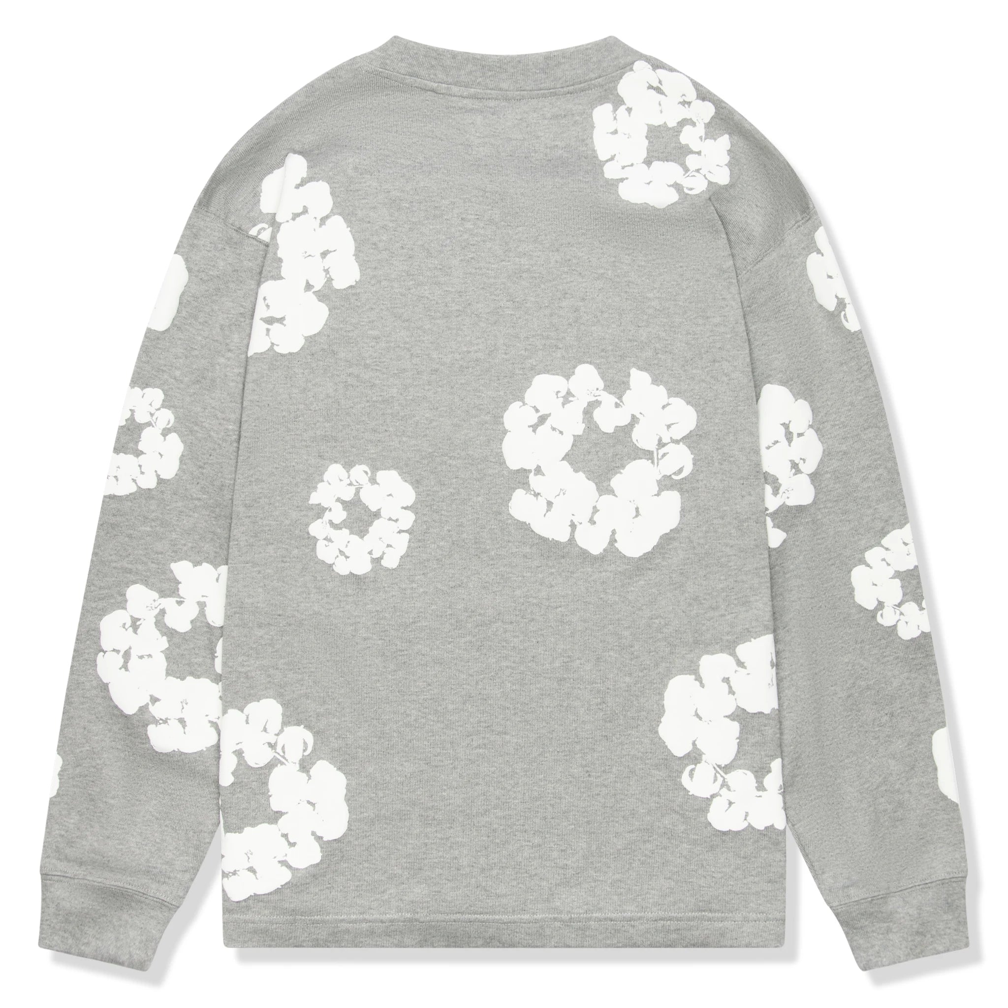 Denim Tears The Cotton Wreath Long-Sleeve Grey T Shirt Secondary image