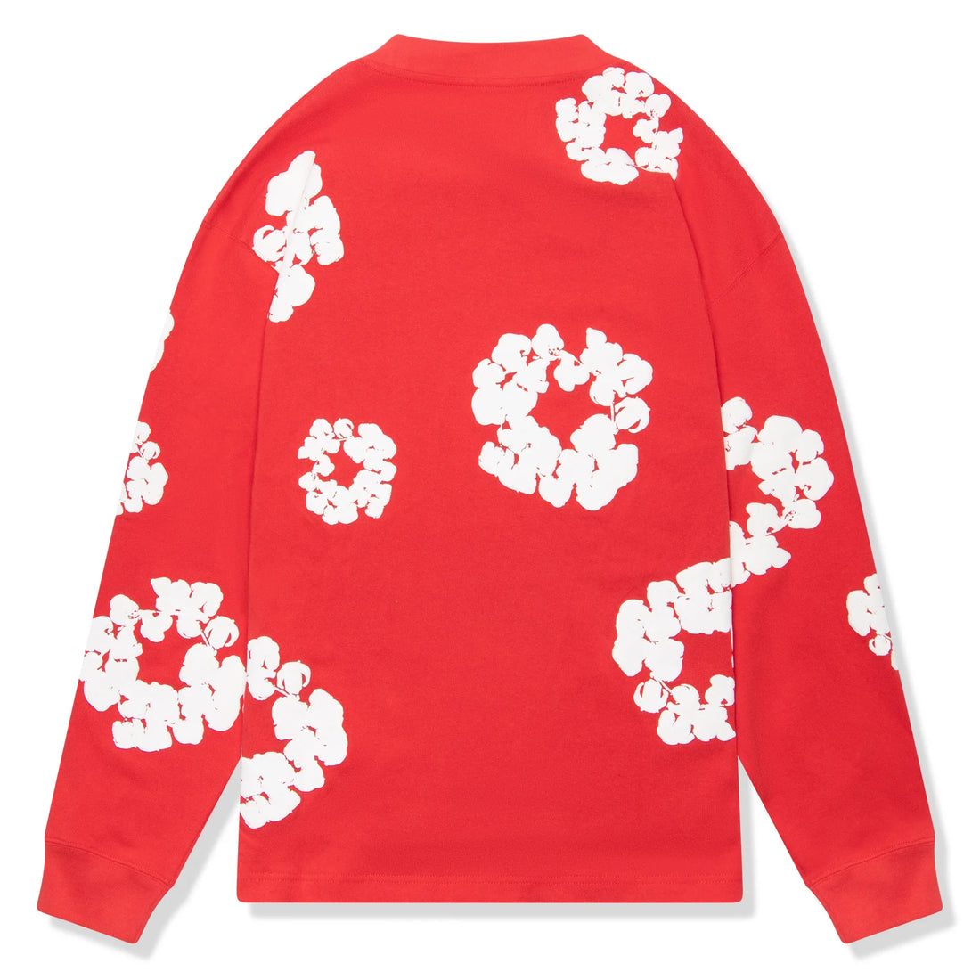 Denim Tears The Cotton Wreath Long-Sleeve Red T Shirt