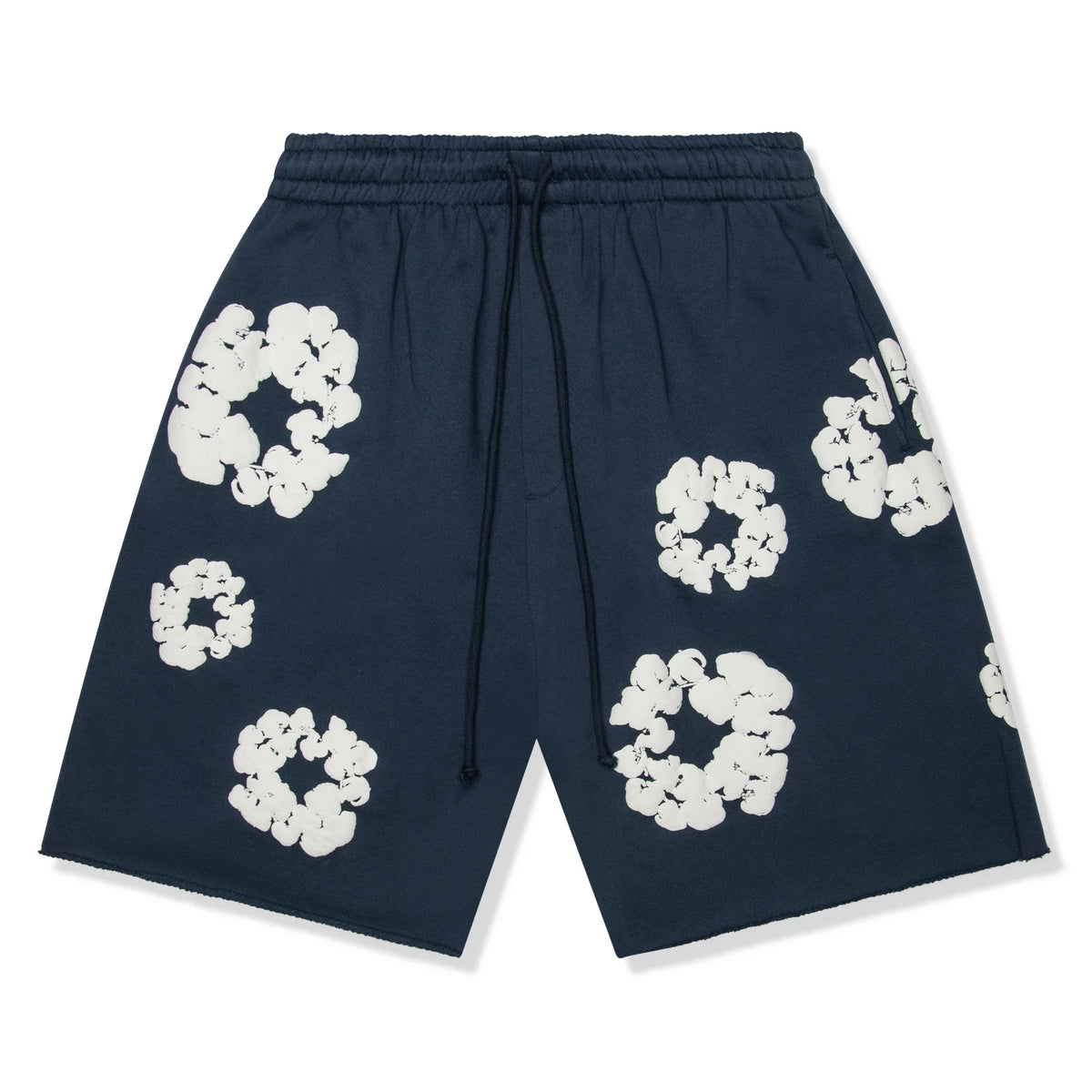 Denim Tears The Cotton Wreath Navy Shorts Main image